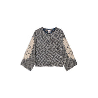 Summum Blue Jaquard Jacket