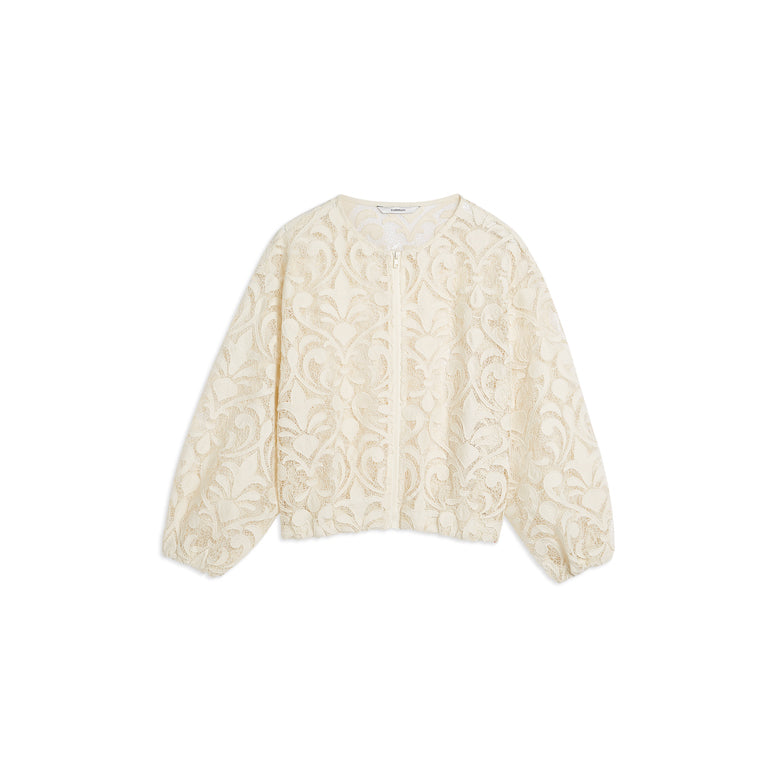 Summum Lace Bomber Jacket