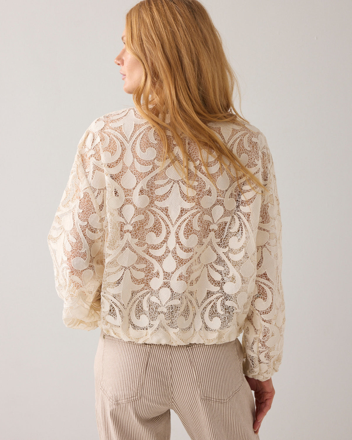 Summum Lace Bomber Jacket