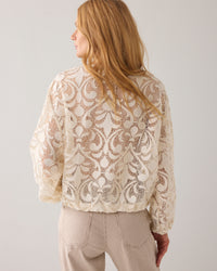 Summum Lace Bomber Jacket