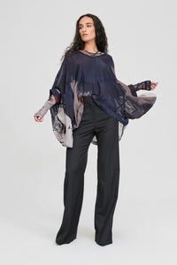 Taylor Drift Top Abstract Print