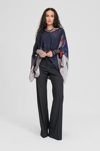 Taylor Drift Top Abstract Print