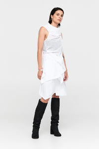 Taylor Sym Top Ivory Perforated