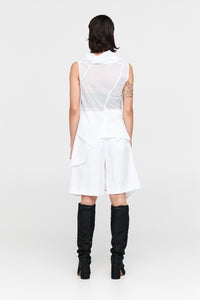 Taylor Sym Top Ivory Perforated