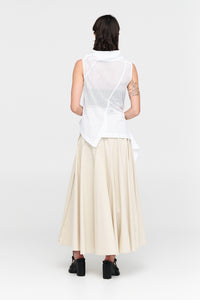 Taylor Sym Top Ivory Perforated