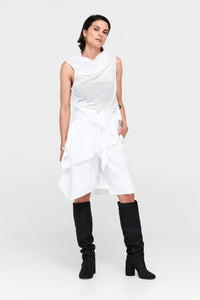 Taylor Sym Top Ivory Perforated