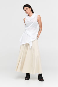 Taylor Sym Top Ivory Perforated