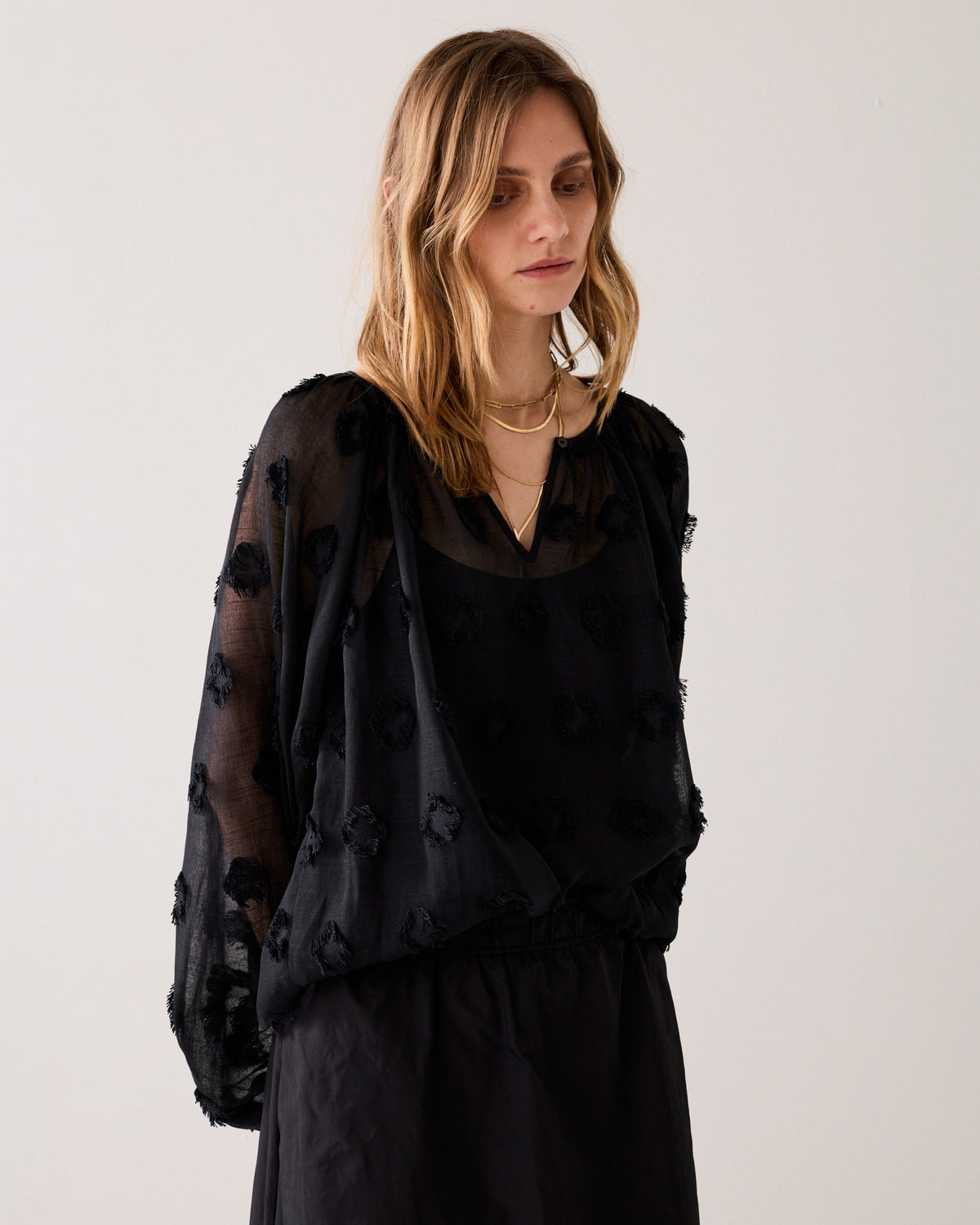 Summum 3D Blouse Black