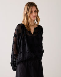 Summum 3D Blouse Black