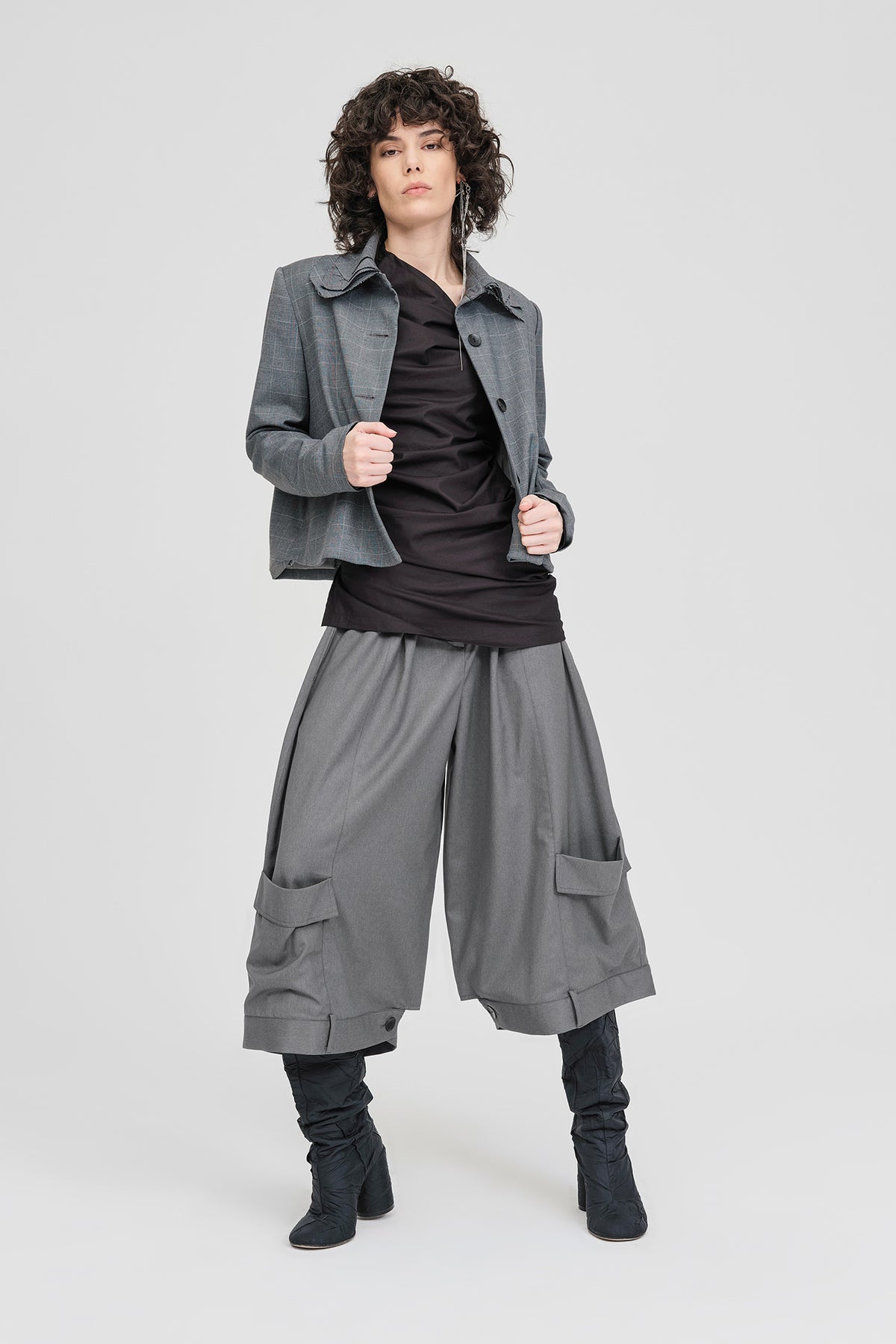 Taylor Obtain Jacket Grey Check