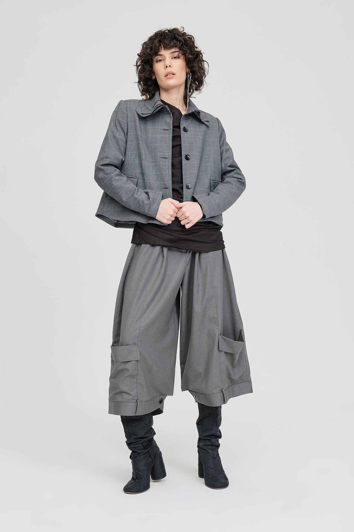 Taylor Obtain Jacket Grey Check