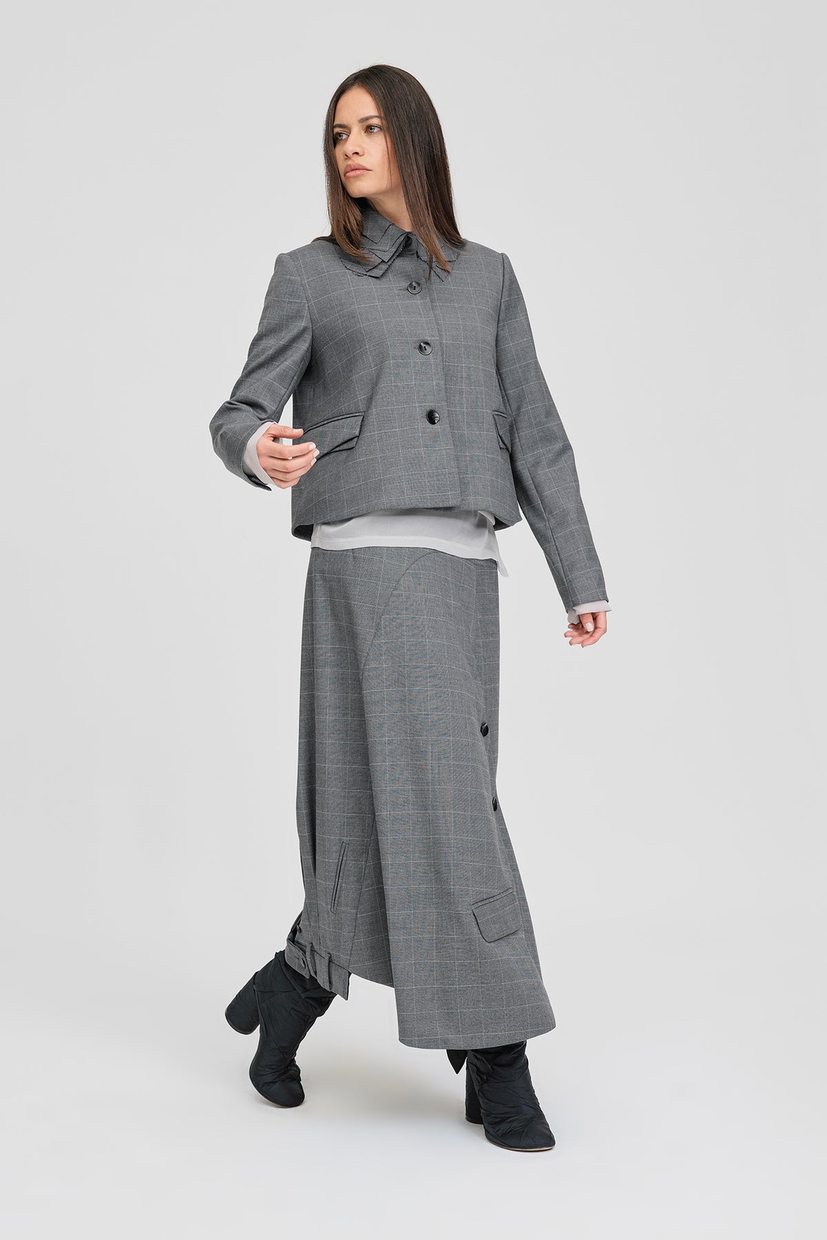 Taylor Obtain Jacket Grey Check