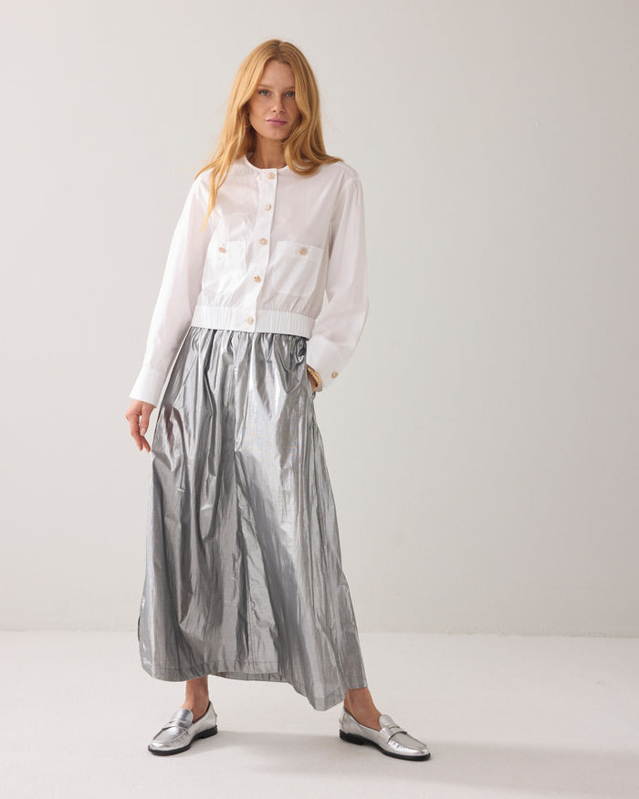Summum Silver Skirt