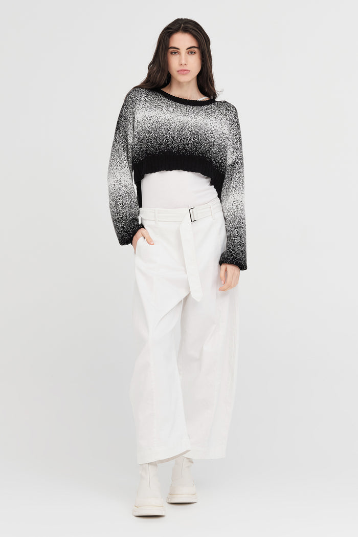 Taylor Gradient Art Sweater Black/Ivory