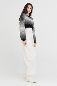 Taylor Gradient Art Sweater Black/Ivory ARRIVING SOON