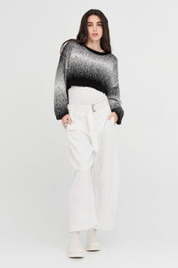Taylor Gradient Art Sweater Black/Ivory ARRIVING SOON
