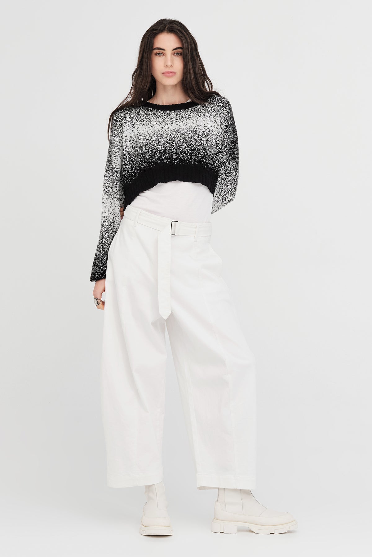 Taylor Gradient Art Sweater Black/Ivory ARRIVING SOON