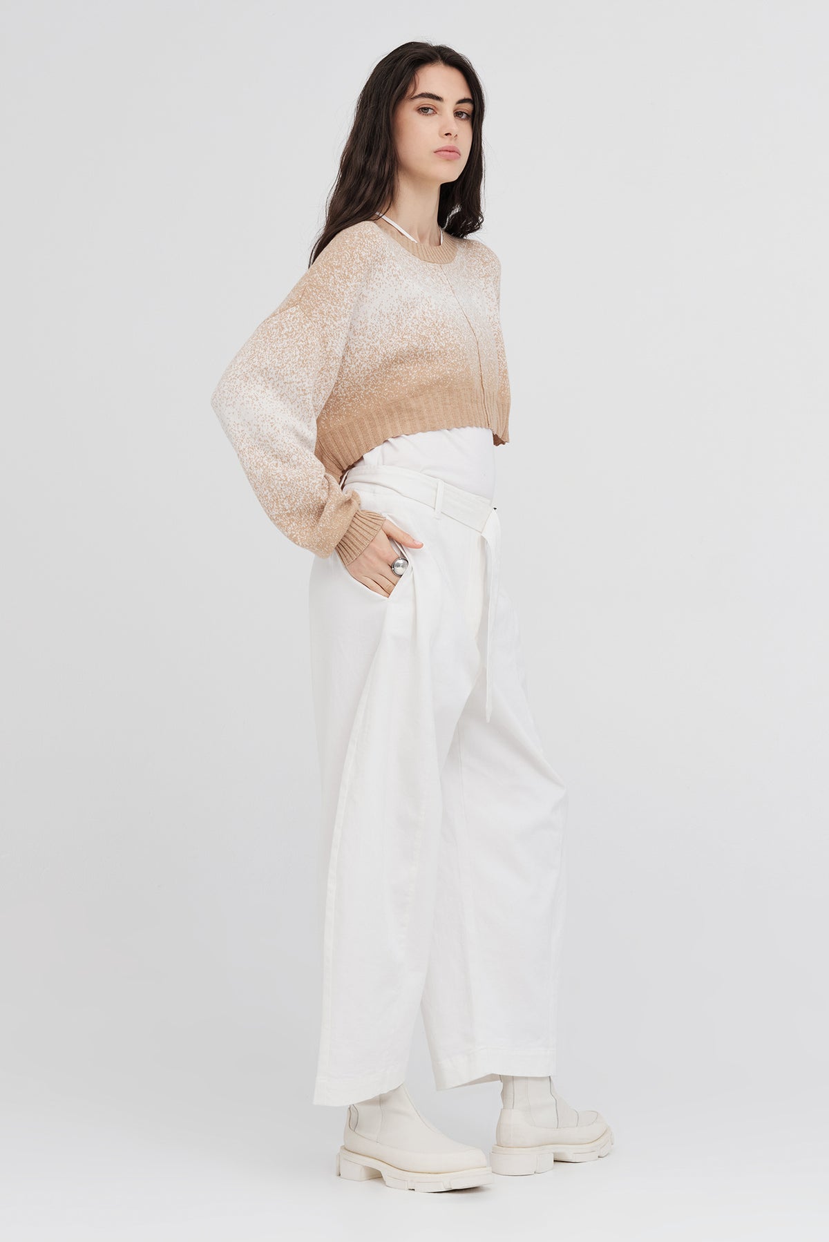 Taylor Gradient Art Sweater Sand/Ivory ARRIVING SOON