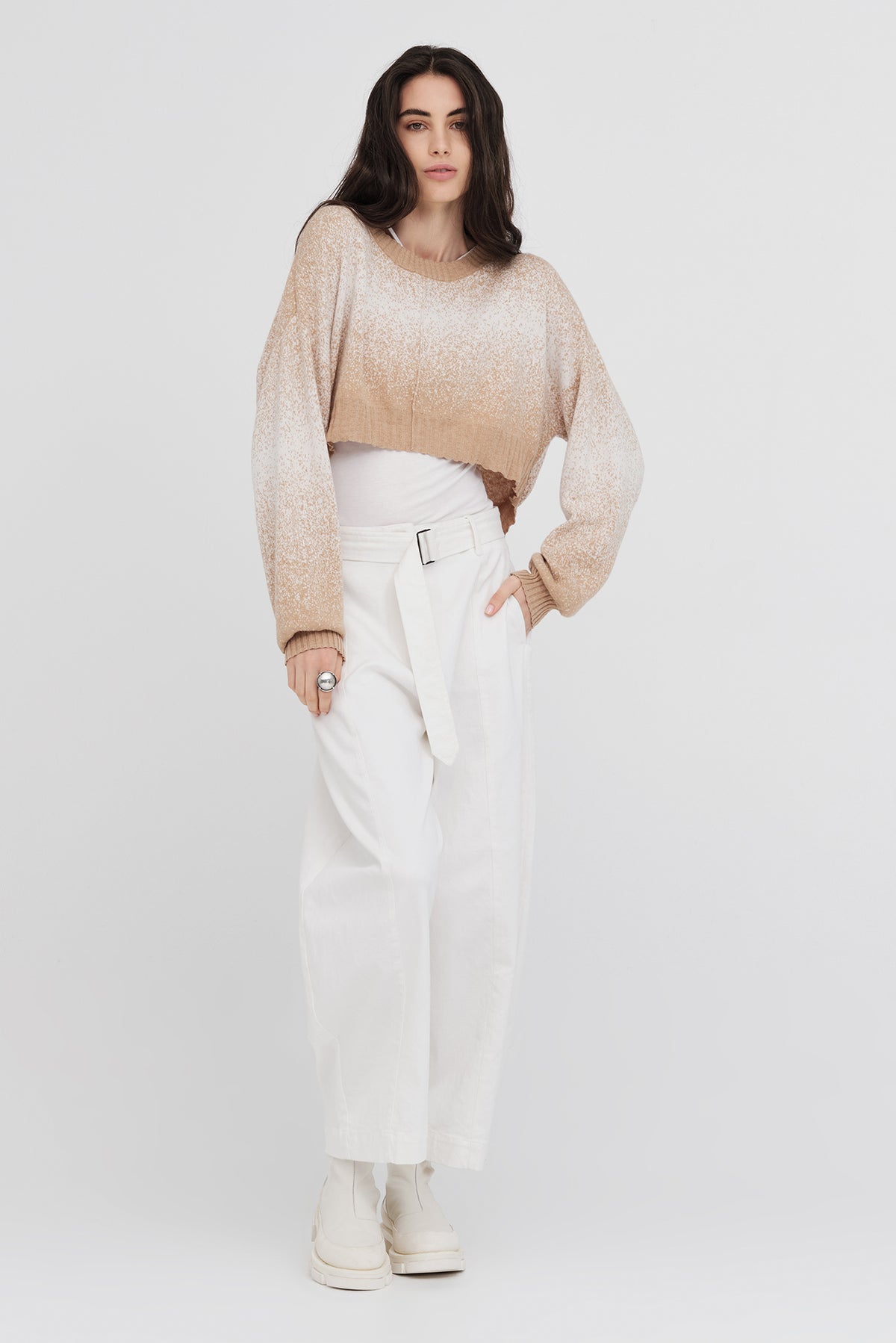 Taylor Gradient Art Sweater Sand/Ivory ARRIVING SOON
