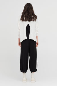 Taylor Cropt Contentment Pant Black/Ivory