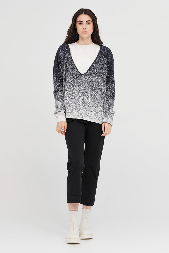 Taylor Gradient Submerge Sweater Smoke/Ivory