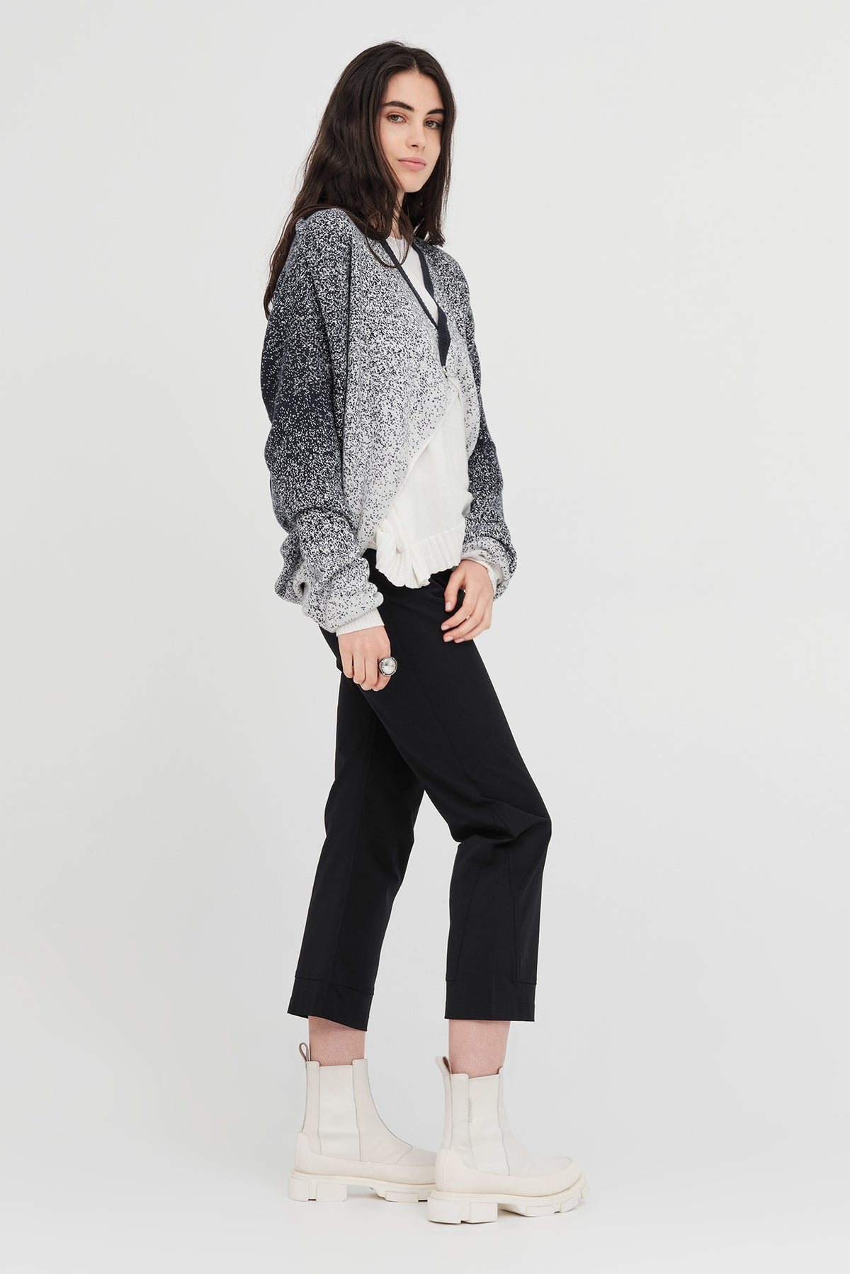 Taylor Gradient Submerge Sweater Smoke/Ivory ARRIVING SOON