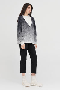 Taylor Gradient Submerge Sweater Smoke/Ivory ARRIVING SOON