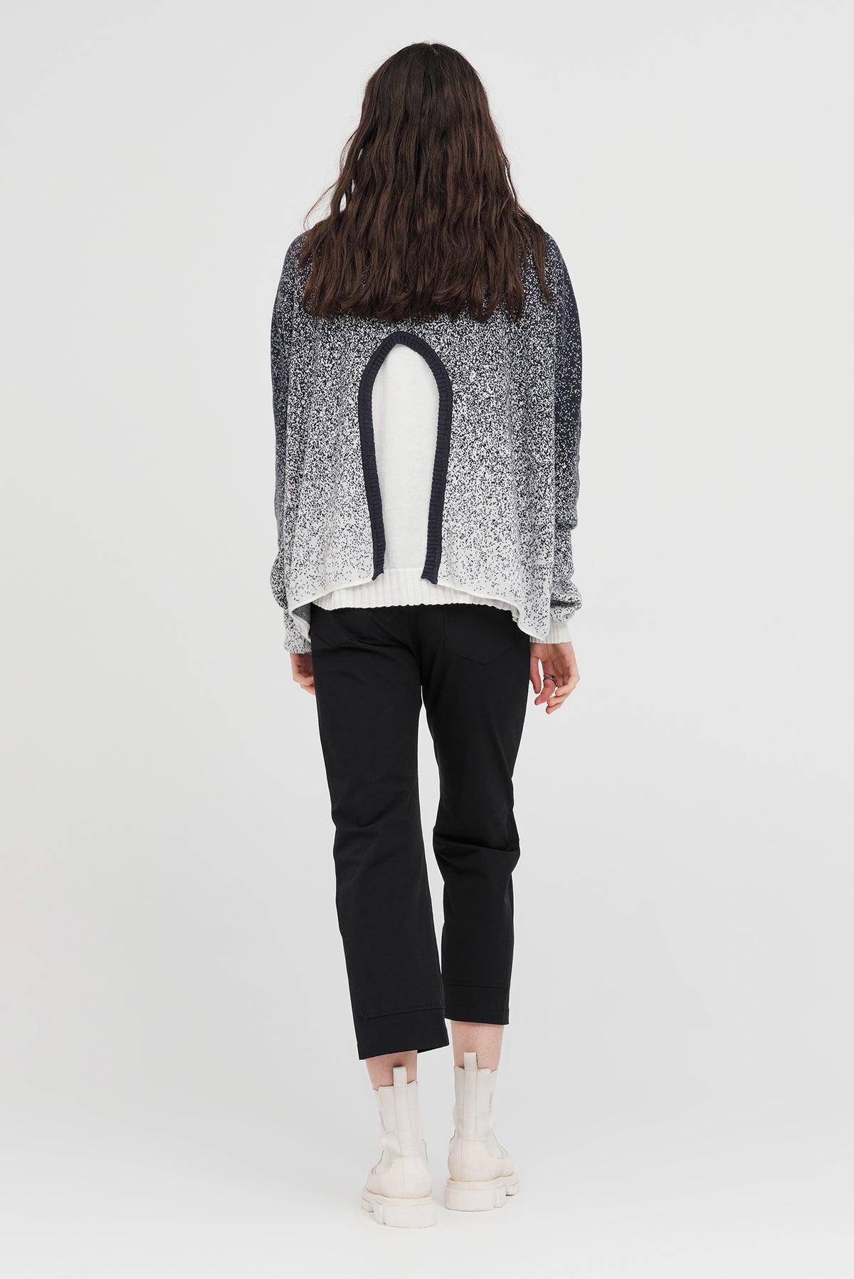 Taylor Gradient Submerge Sweater Smoke/Ivory ARRIVING SOON