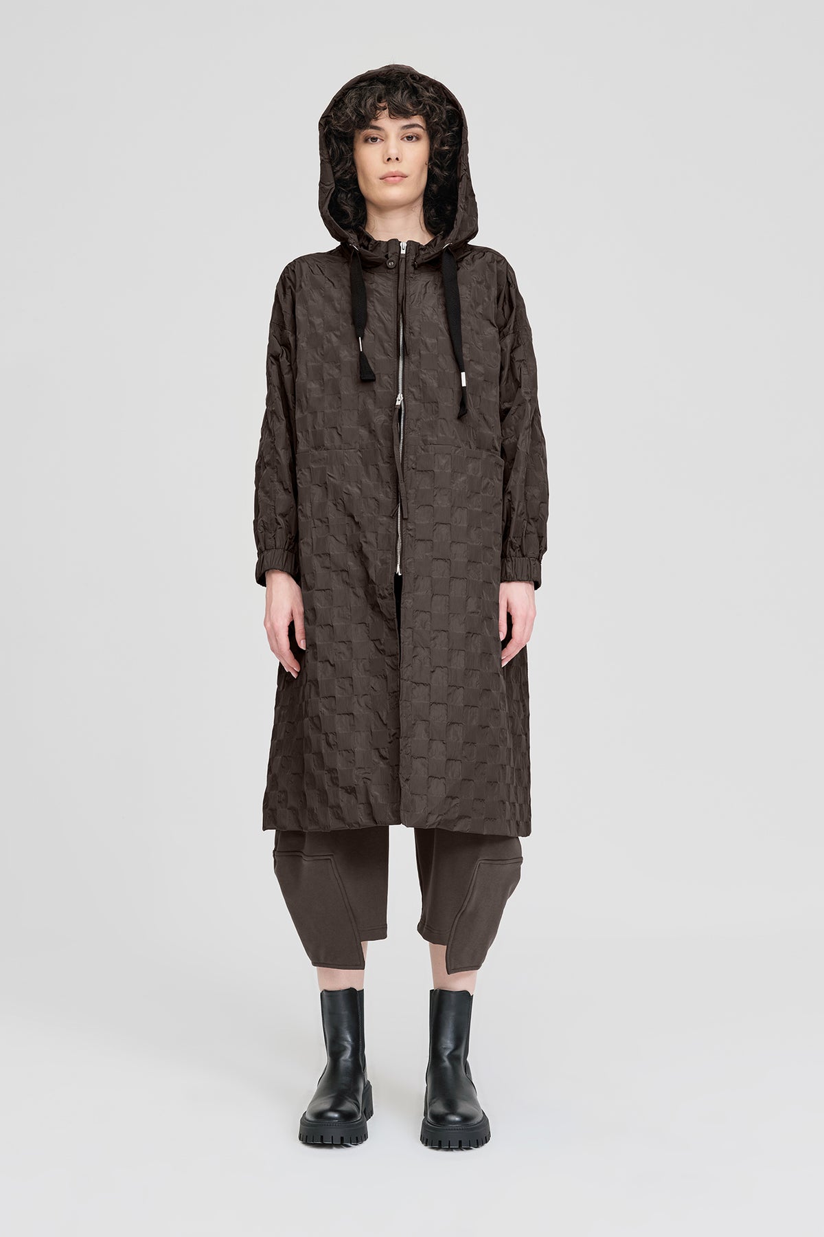Taylor Textured Ascribe Raincoat Pinecone