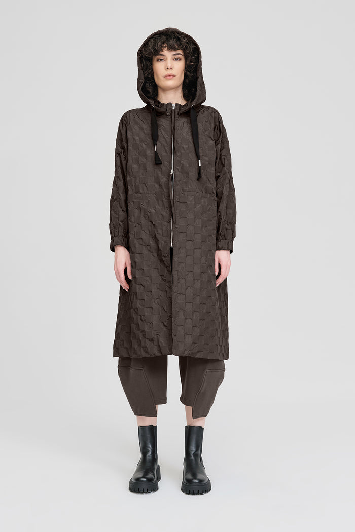 Taylor Textured Ascribe Raincoat Pinecone
