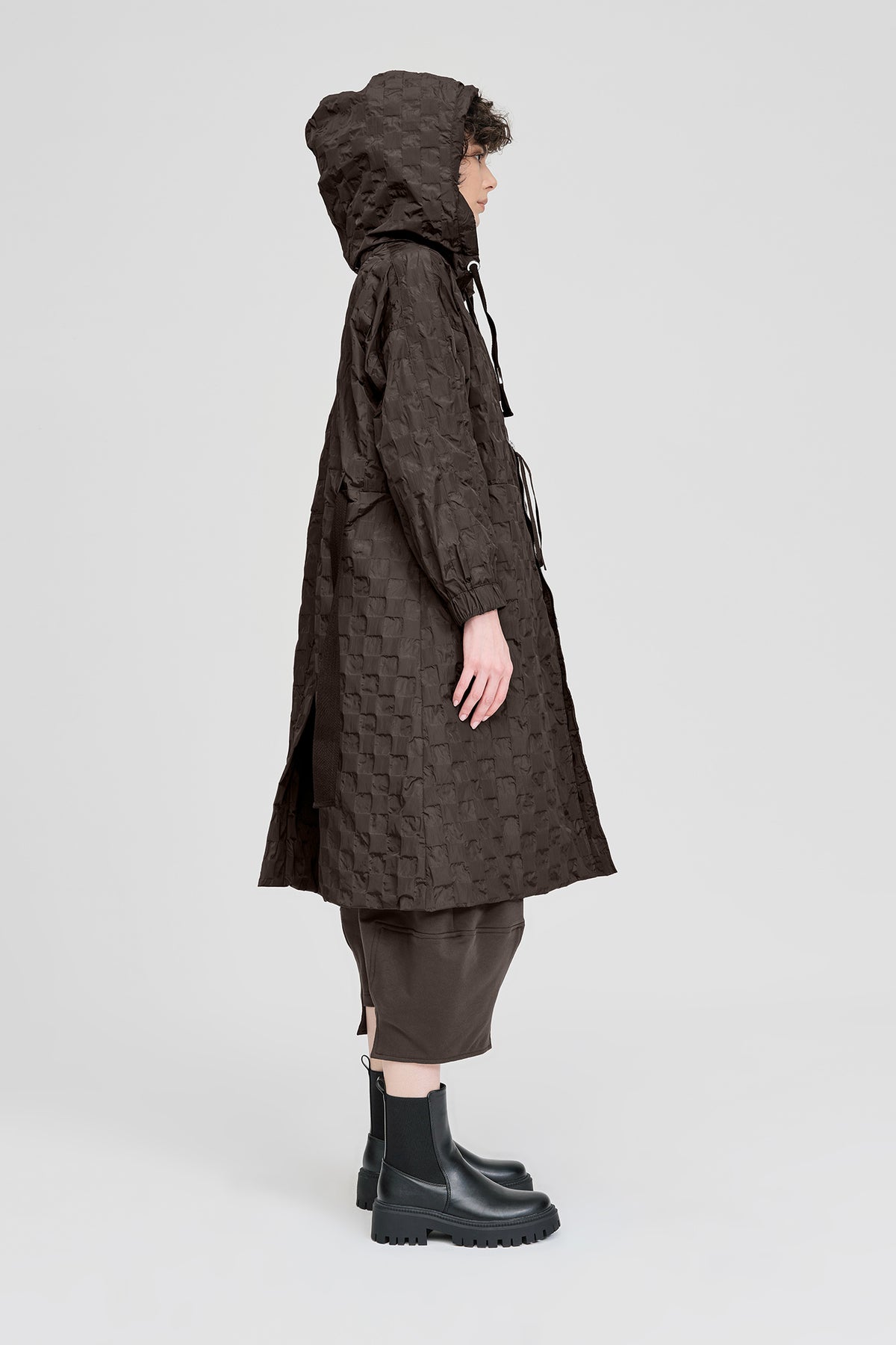 Taylor Textured Ascribe Raincoat Pinecone