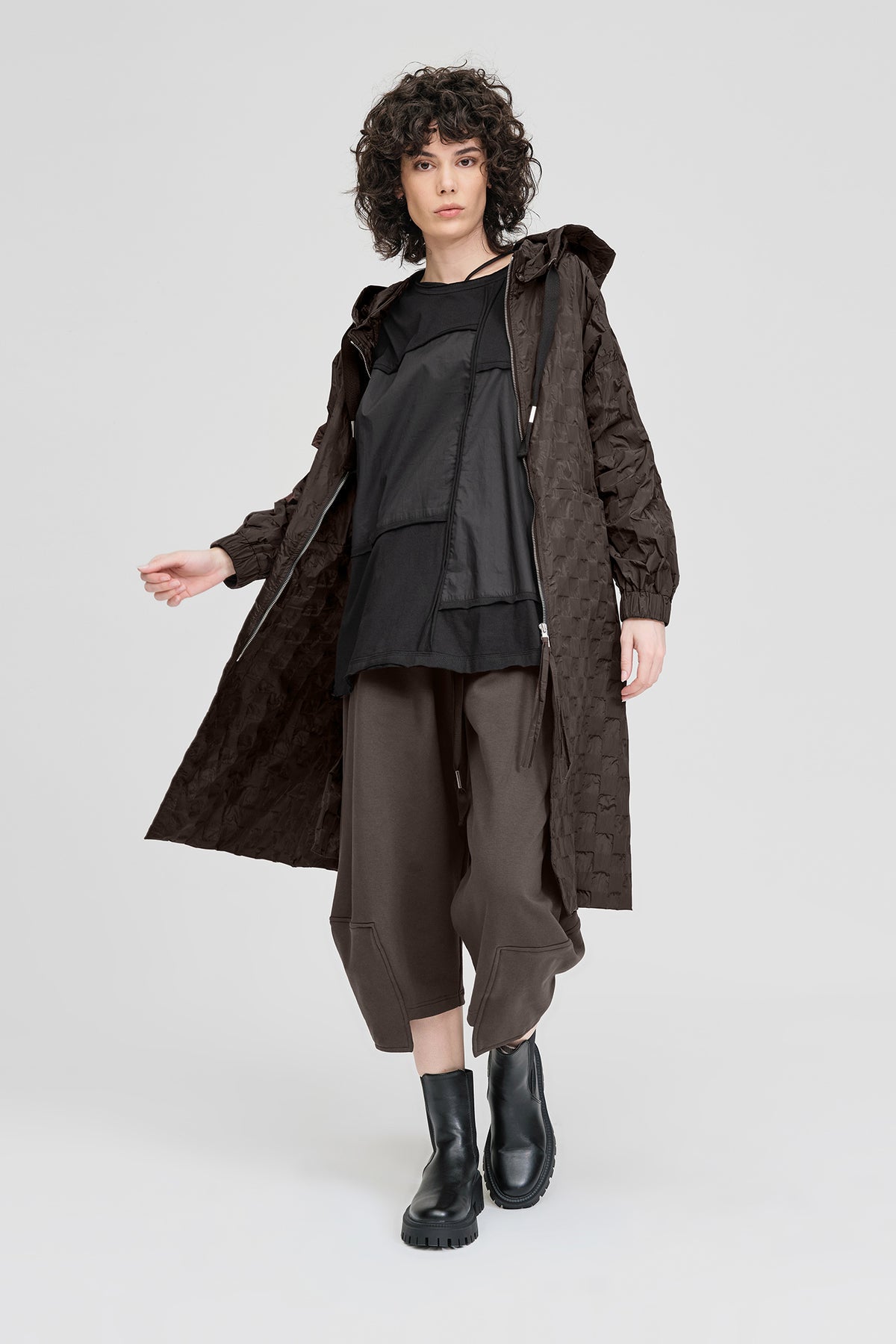 Taylor Textured Ascribe Raincoat Pinecone