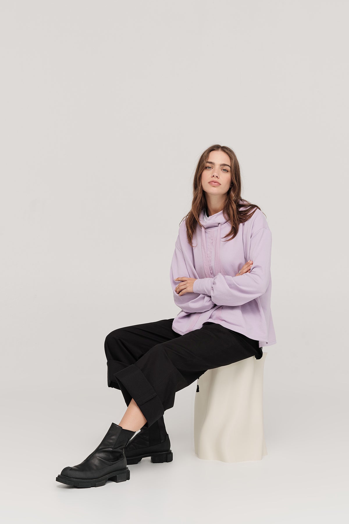 Taylor Divided Brink Sweater Quartz