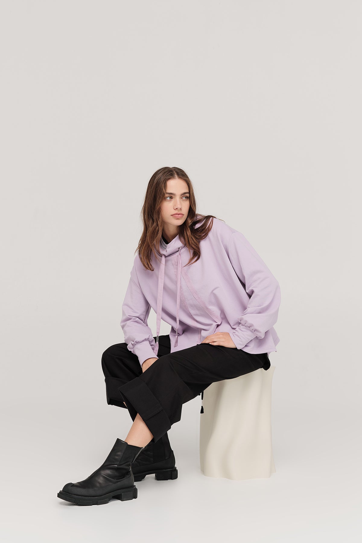 Taylor Divided Brink Sweater Quartz