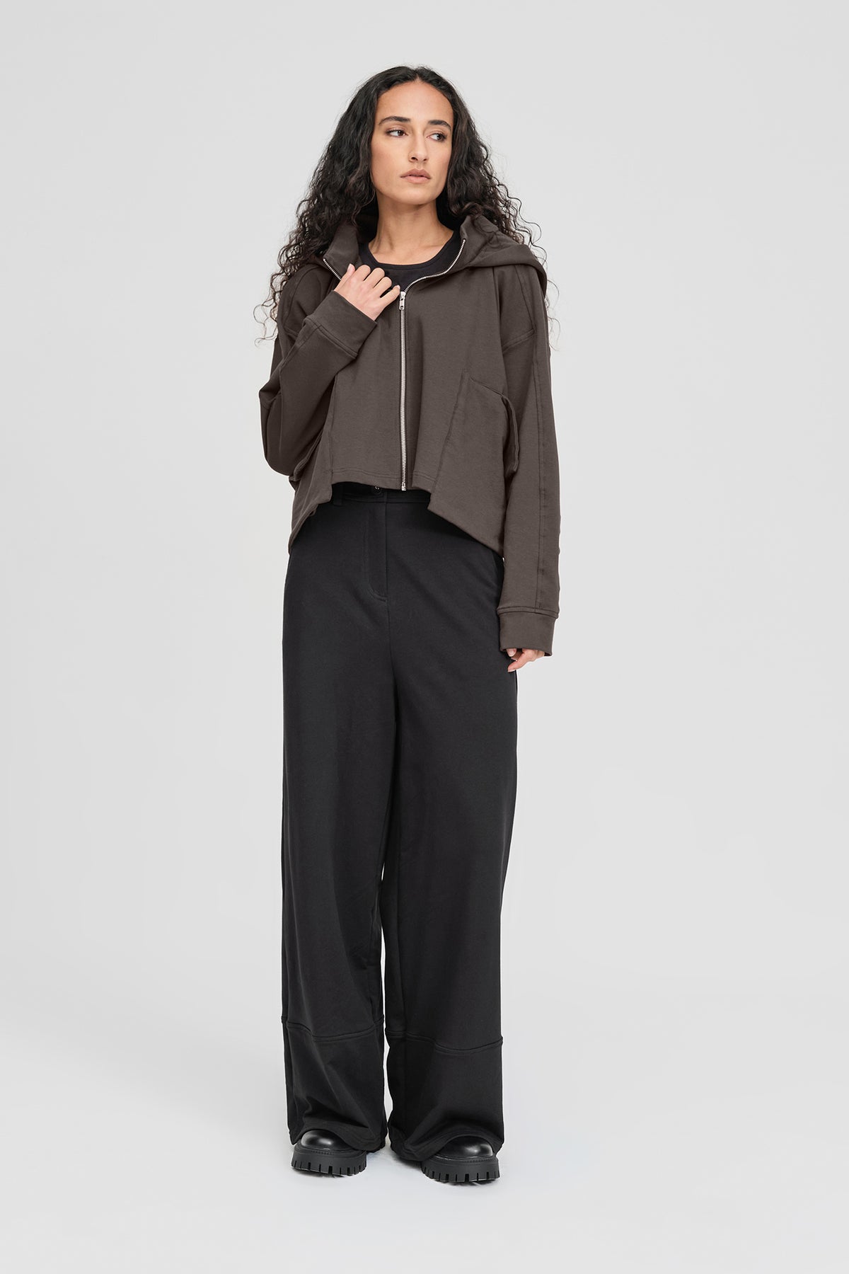 Taylor Folded Pant Black