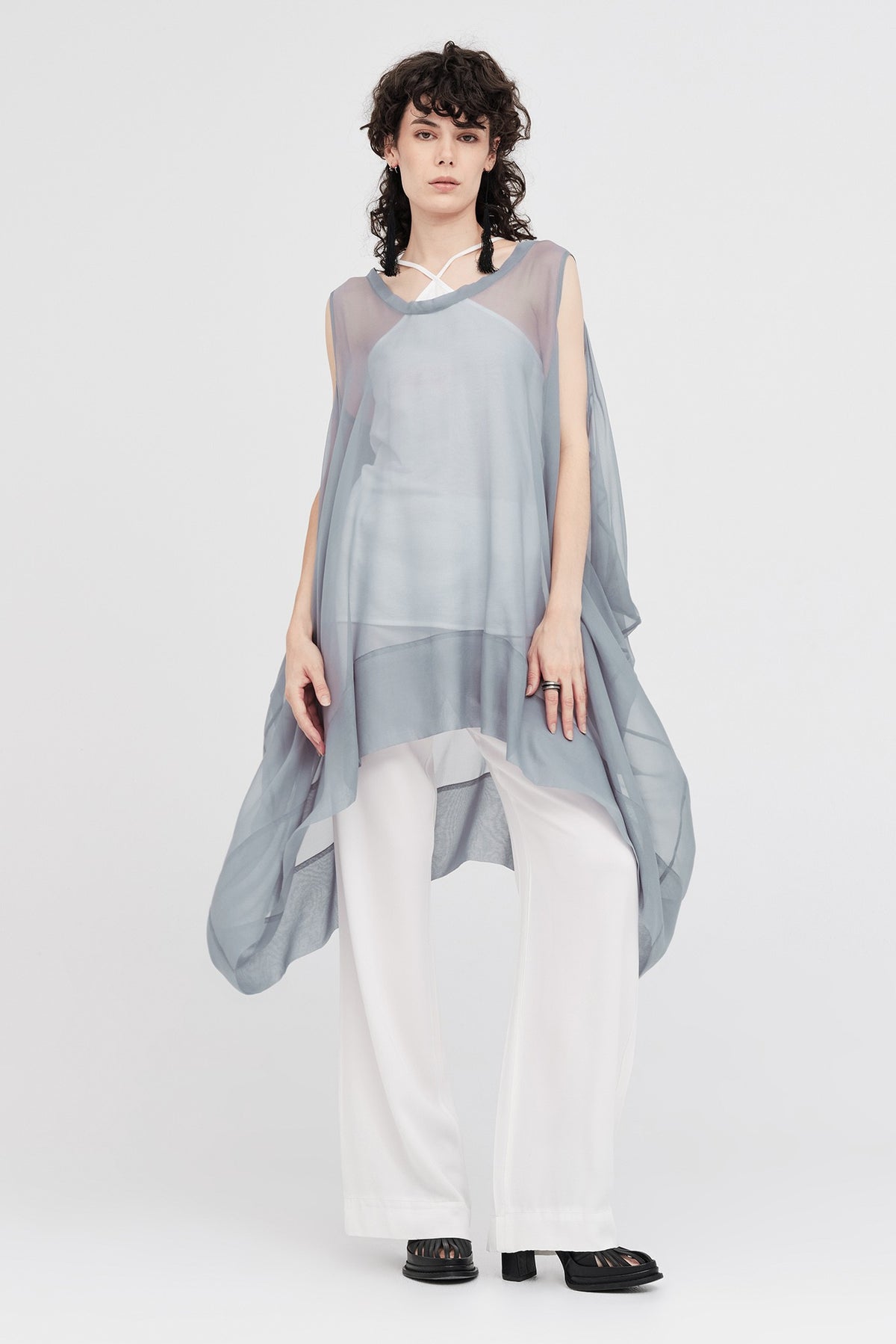 Taylor Banded Oblique Top