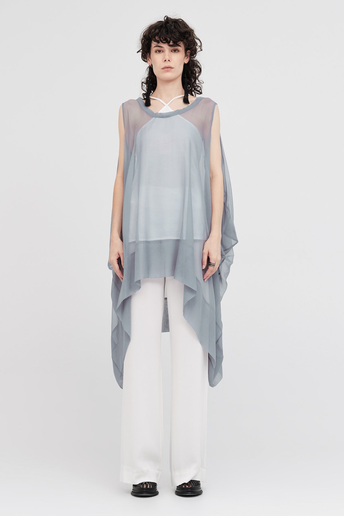 Taylor Banded Oblique Top