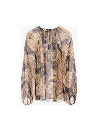 Dixie Sheer Printed Blouse
