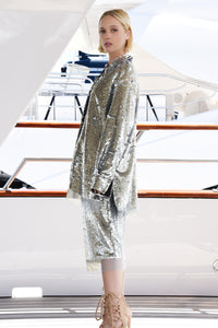 Cooper Shine, Sealed, Delivered Skirt Silver