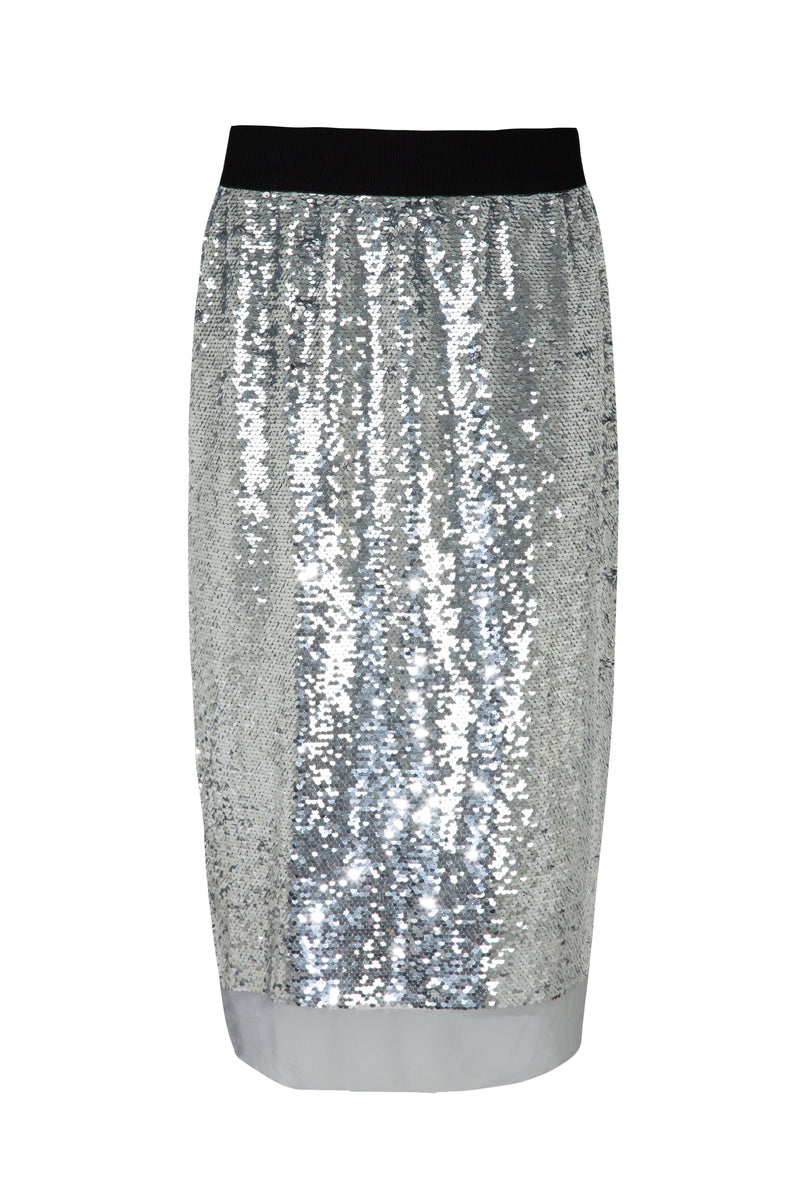 Cooper Shine, Sealed, Delivered Skirt Silver