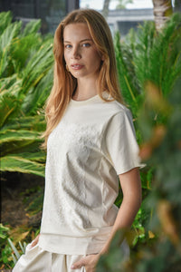 Cooper Just to Save Lace T-Shirt Cream