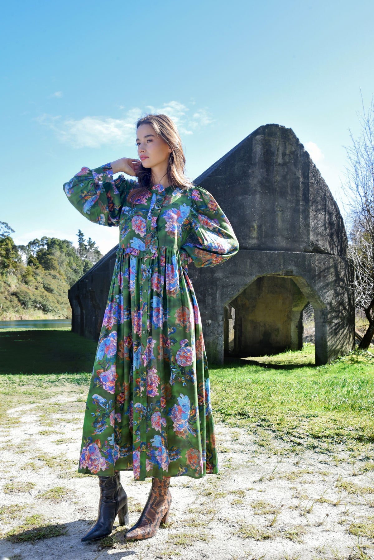 Coop Floral Flair Dress