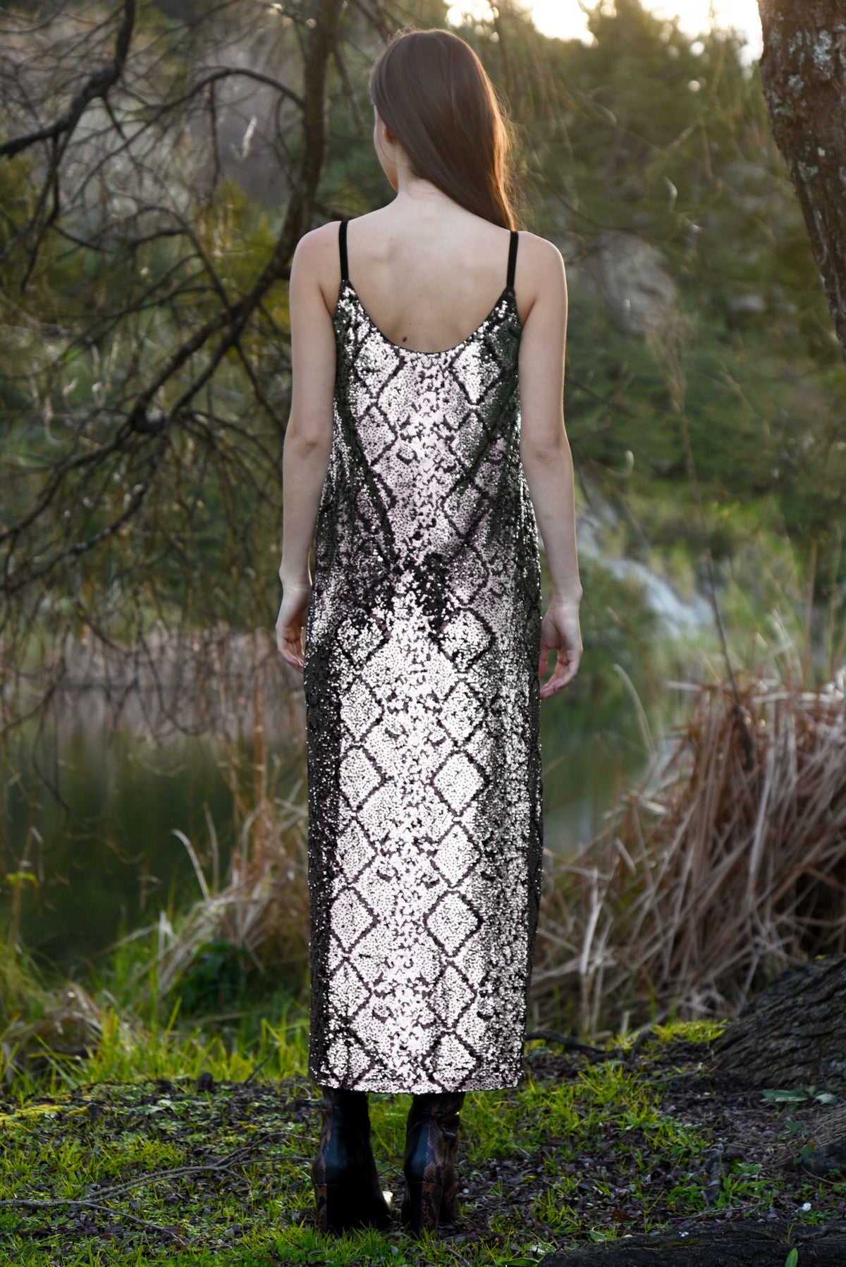 Coop Snake it 'til you Make It Dress