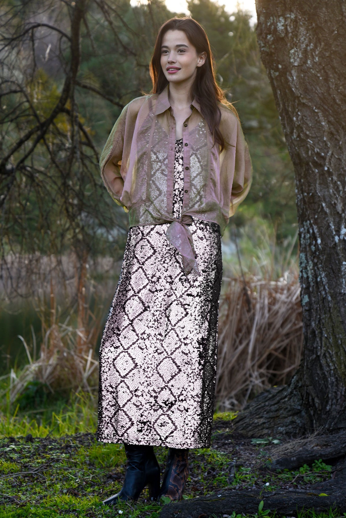 Coop Snake it 'til you Make It Dress