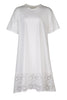 Curate Straight Laced Dress White