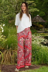 Curate Take Your Lead Pant Pink Border