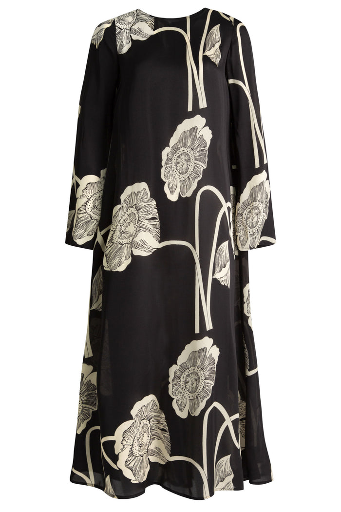 Curate Charge It To My Room Dress Black Print