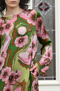 Curate Charge It To My Room Dress Pink & Green