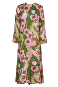 Curate Charge It To My Room Dress Pink & Green