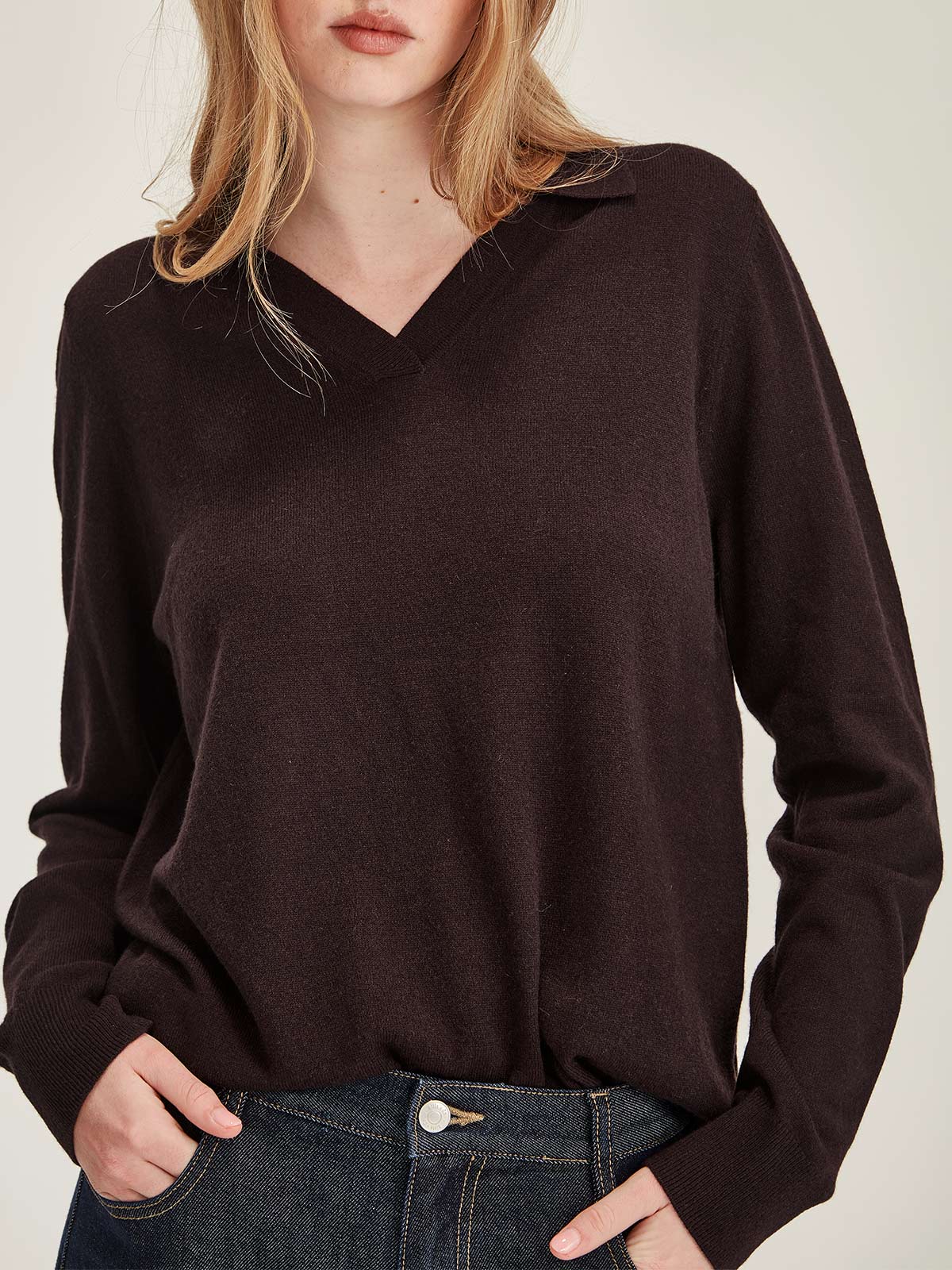 Caroline Sills Yuki Cashmere Polo